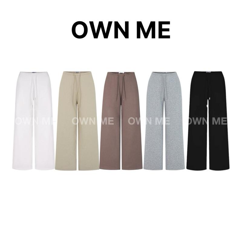 [MẶC HÈ] Quần Dài Nữ Nỉ Chân Cua Cạp Nhỏ Ống Suông Không Co Rút - OWN ME
