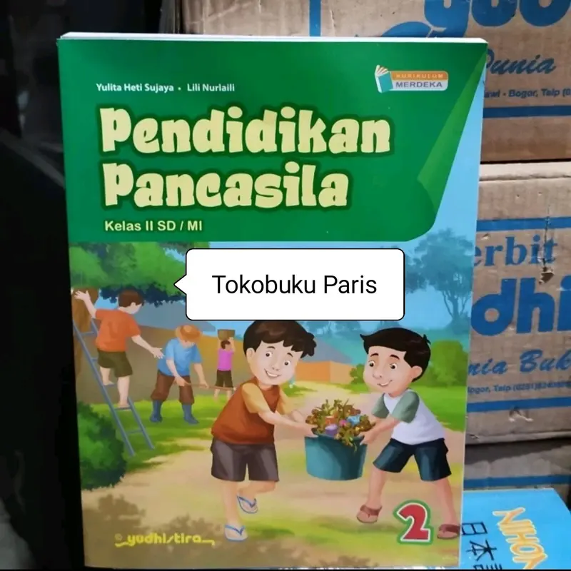 Buku Pelajaran Pendidikan Pancasila PPKN sd mi kelas 1 2 4 5 kurikulum merdeka Yudhistira 2
