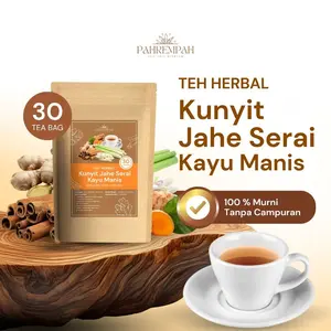 Teh Sereh Kunyit Jahe dan Kayu manis isi 30 tea bag - PAHREMPAH