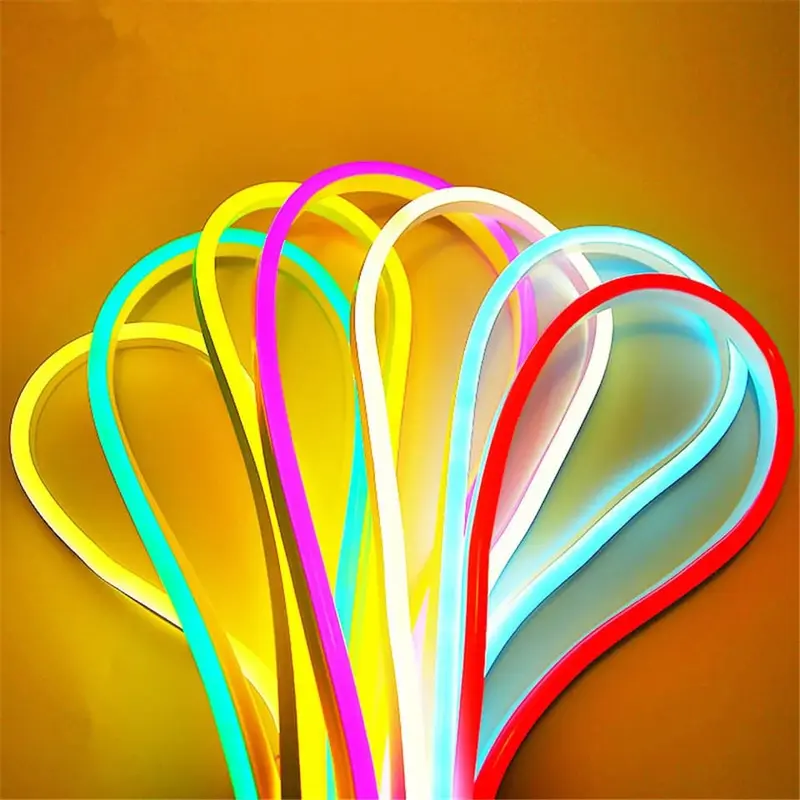 Lampu LED Neon Flex 220v Bisa Request Ukuran 1m 2m 3m 4m 5m Aesthetic Lampu Kamar Detak Jantung tidur 8