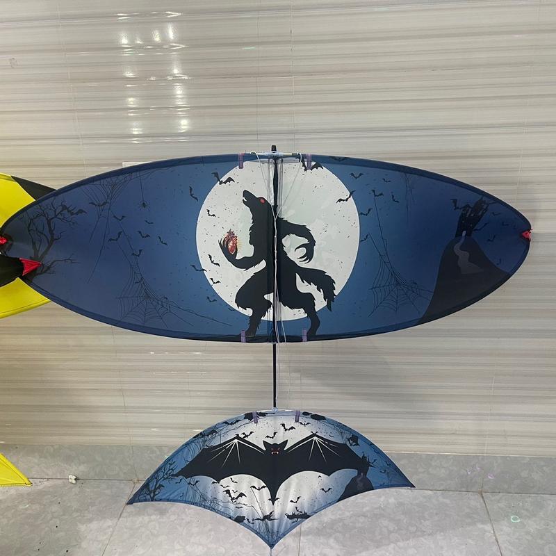 Diều lắp ghép carbon 1m7 lan xoắn vải áo in nhiệt sói cô độc Đồ Chơi