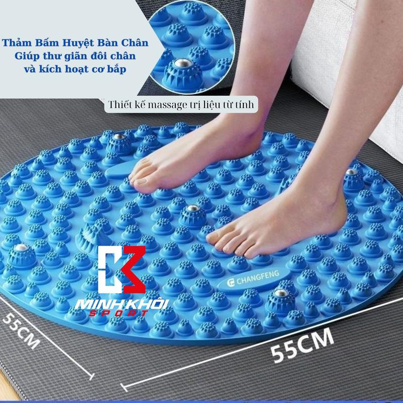 Thảm Bấm Huyệt Chân, Thảm Gai Massage Chân Hỗ Trợ Đả Thông Các Huyệt Mạch Lòng Bàn Chân Giúp Lưu Thông Khí Huyết Thư Giãn Đôi Chân Đồng Thời Kích Hoạt Cơ Bắp
