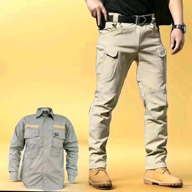 Setelan Kemeja dan Celana Tactical W-TAC Panjang untuk Pria Casual 6