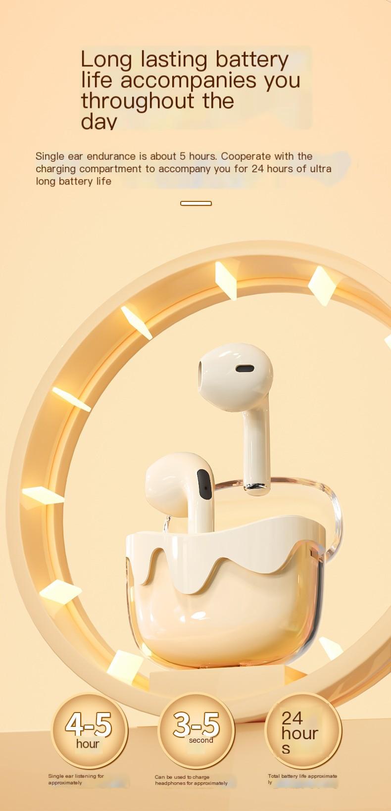 Product Introduction of G07 Wireless Earbuds Longer Playtime Ear Buds With Transparent Charging Case For Music Sports For Android and iOS Headphone 7