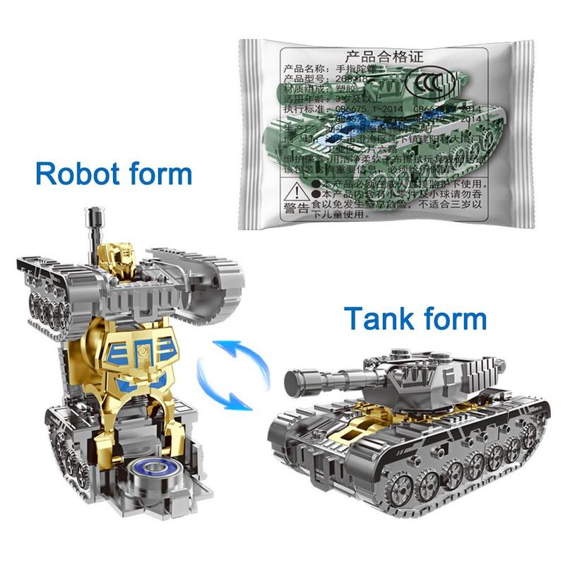 Creative Mech Fidget Spinner Simulated Tank Deformation Robo - TikTok ...