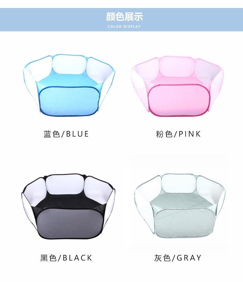 Product Introduction of Pet Fence Kitten Cage Folding Cage Playpen for Hamster Hedgehog Small Animals Breathable Puppy Rabbit Guinea Pig 5