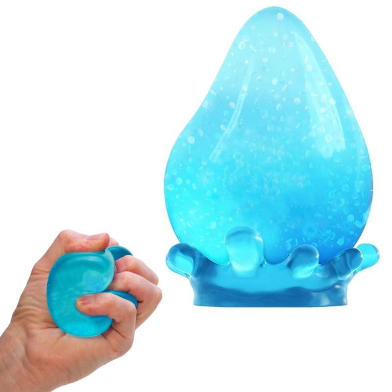 Product Introduction of Creativity Squeeze Relief Pinch Waterdrop Squeeze Toy Teens Adults Fun Pinch Waterdrop Decompression Toy Kids Soft Stress Maltose with Holder Fidget Ball 17