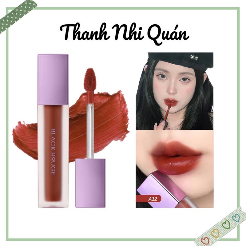 Màu A12 Dashed Brown ( Đỏ nâu gạch trầm) -  Son Môi Blackrouge Air Fit Velvet - 4.5g