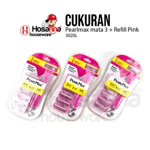 Cukuran Pearlmax Mata 3 + Refill Pisau Tajam
