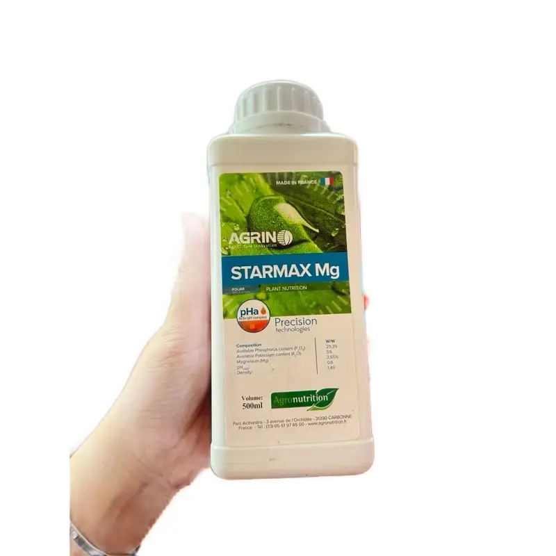 Phân bón lá STARMAX Mg 500ml giúp cây xanh dày, tạo mầm hoa, tăng quang hợp - Agrino Việt Nam 3