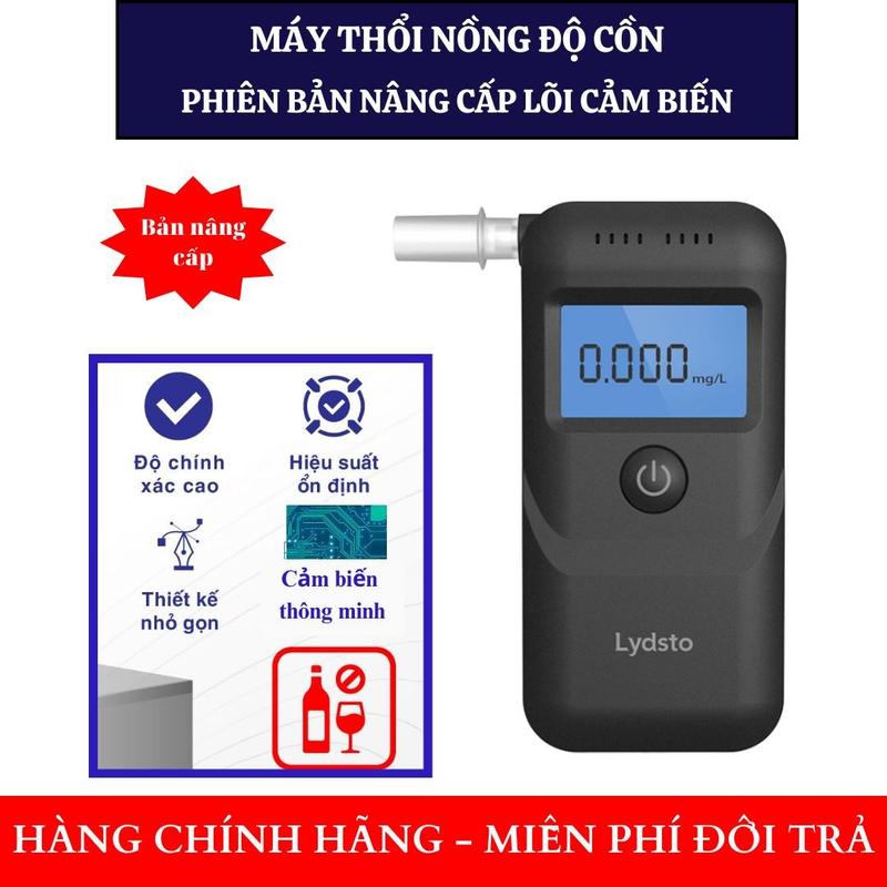 Máy thổi nồng độ cồn, máy đo nồng độ cồn Lydsto HD-JJCSY02 phiên bản nâng cấp lõi cảm biến, Giúp kết quả chính xác nhất.