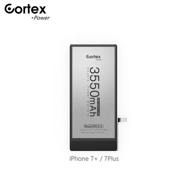 Cortex Power Baterai iPhone 7Plus  / 7+ / 7P  Double Power IC High Capacity Batre Batrai Baterai Battery Original 0