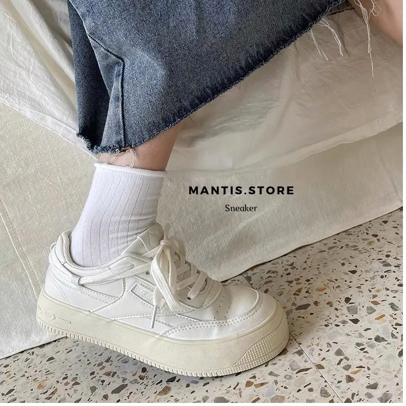 Giày sneaker full trắng- giày thể thao BBRW fullbox giấy gói