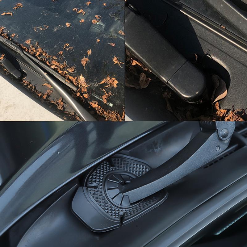 Product Introduction of 2pcs Car Windshield Wiper Hole Protective Cover Wiper Dustproof Protection Bottom Sleeve Leaves Debris Prevention Cover 12