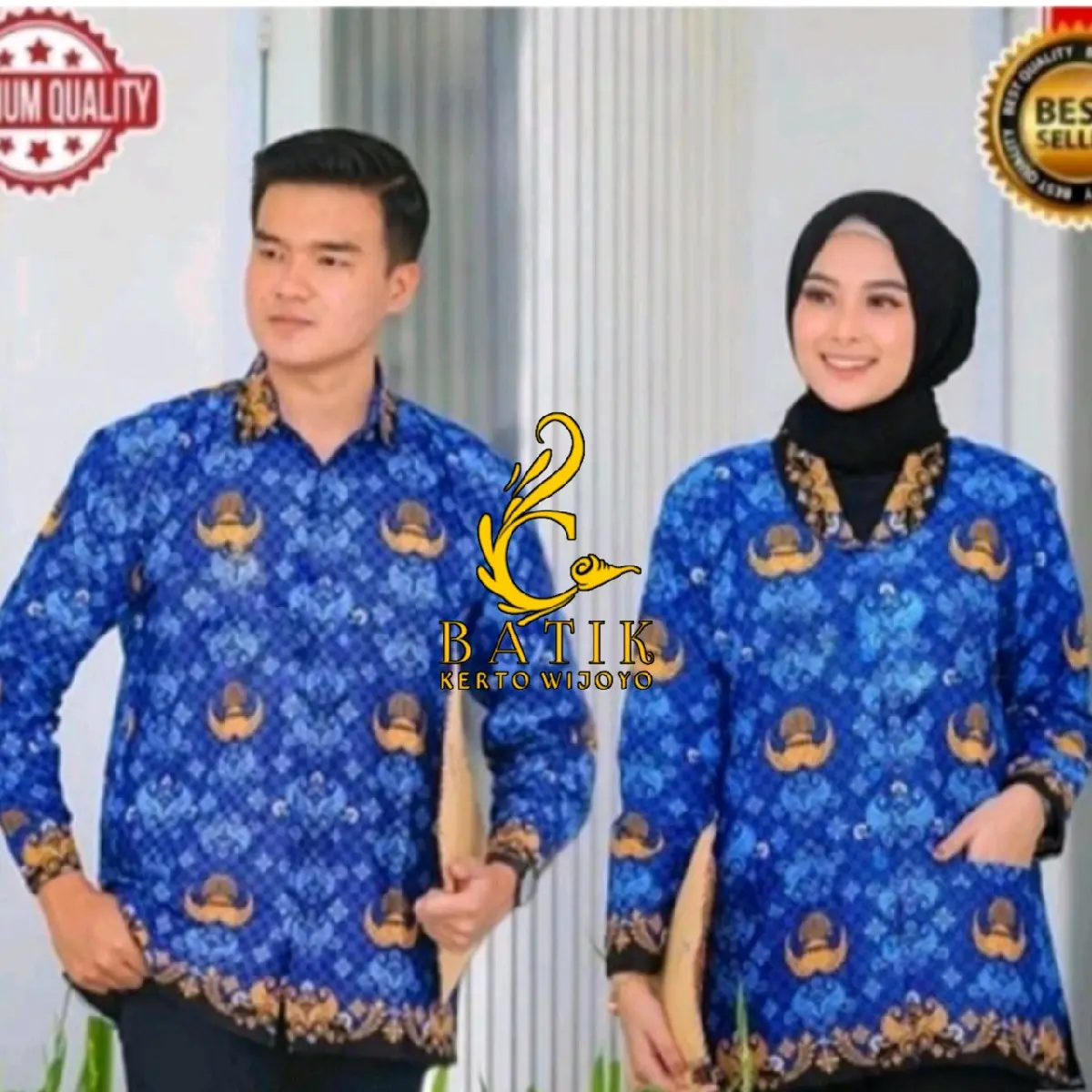 seragam KORPRI wanita terbaru krah hitam berlapis full furing katun 40s sragam terbaru 2025