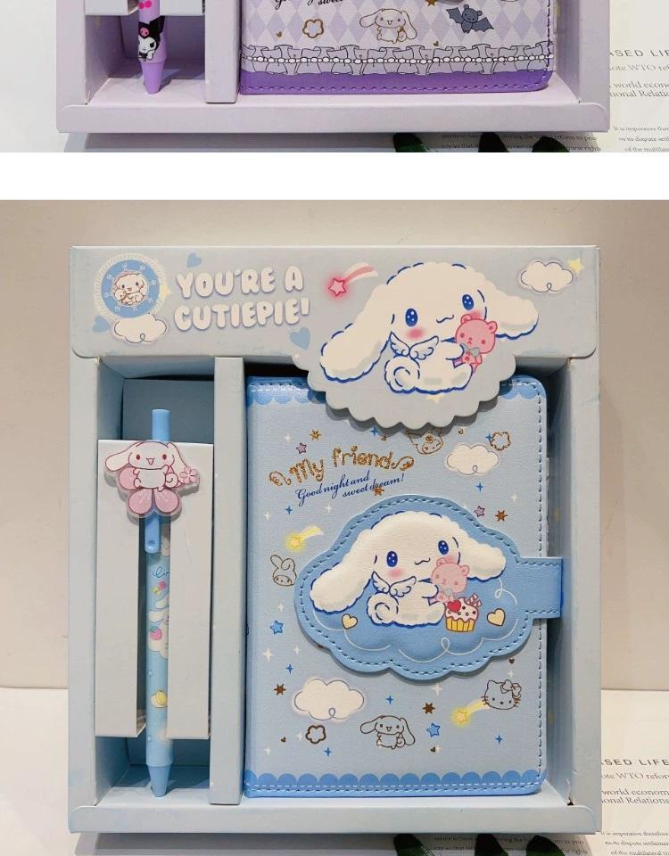 Product Introduction of Sanrio kuromi กล่องของขวัญ หนัง PU ลายการ์ตูนน่ารัก พร้อมแผ่นจดบันทึก แบบพกพา สําหรับเด็กนักเรียน 6