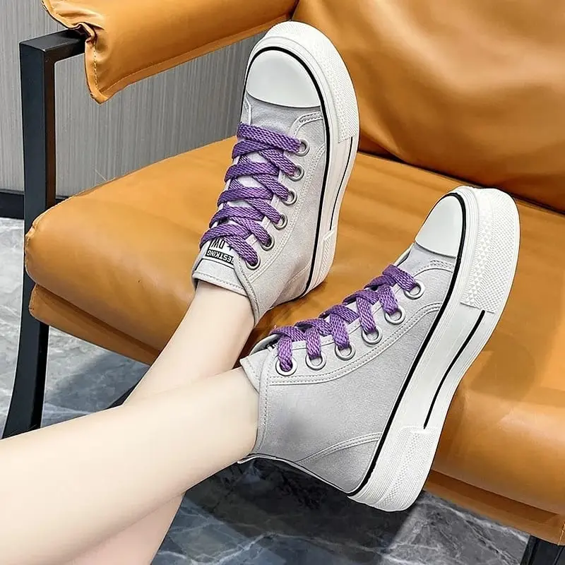 Juragan Online - ISABEL Boots Fashion Sneakers Wanita Terbaru Stylish dan Trendi Bisa Untuk Sekolah 2