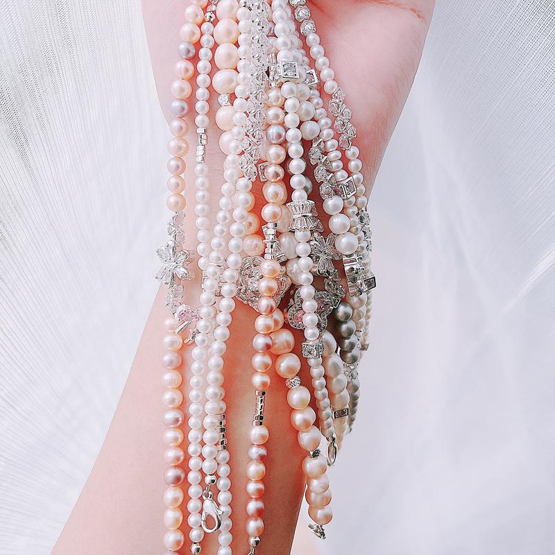 Vòng Tay Handmade Ngọc Trai Nước Ngọt, Vòng Tay Ngọc Trai Thiết Kế Trendy