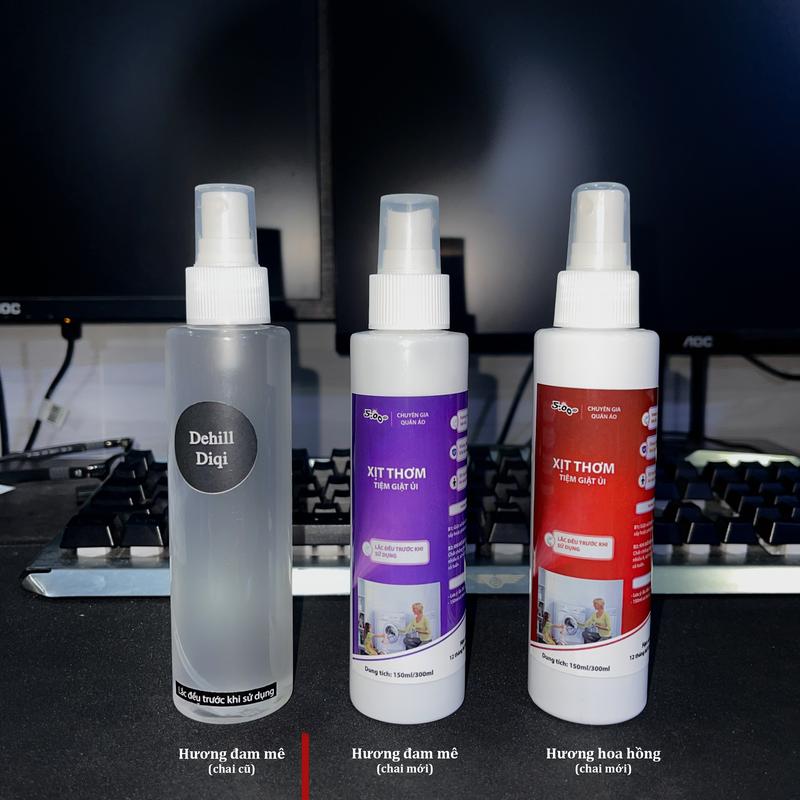 Chai xịt thơm quần áo tiệm giặt ủi - Nước Xả Khô