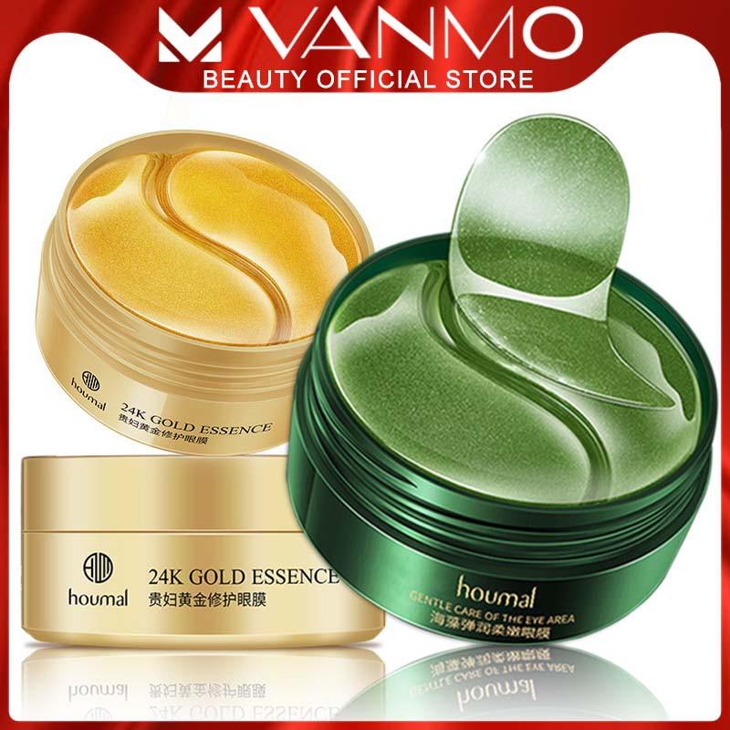 Mặt Nạ Mắt Chiết Xuất Tảo Biển Dưỡng Da Mắt Tinh Chất Vàng Làm Giảm Quầng Thâm Mắt Cao Cấp Nữ Skincare