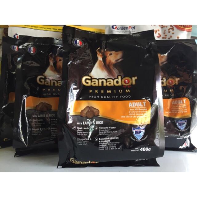 [ Combo 5 gói ] Thức ăn Ganador cho chó con, chó trưởng thành bịch 400g 2