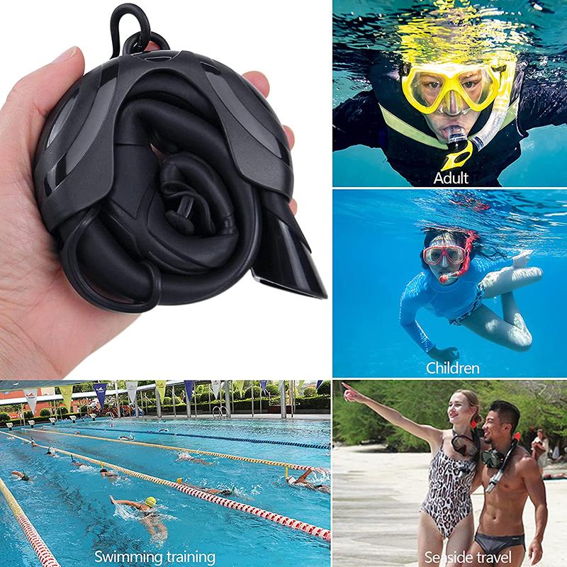 Product Introduction of Profissional Scuba Snorkel Tube Portable Dry Snorkel Wet Scuba Diving Equipment For Pool Swimming Diving Snorkeling Easy-Breath 15