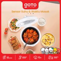 Gambar (Promo Special) Goto Dondon Rice Cooker Penanak Nasi Magic Com Low Watt 1,5 Liter - FLOWER GREEN dari Goto Living Kota Tangerang 3 Tokopedia