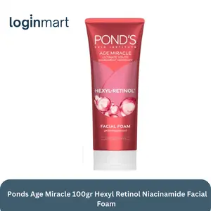 Ponds Age Miracle 100gr Hexyl Retinol Niacinamide Facial Foam