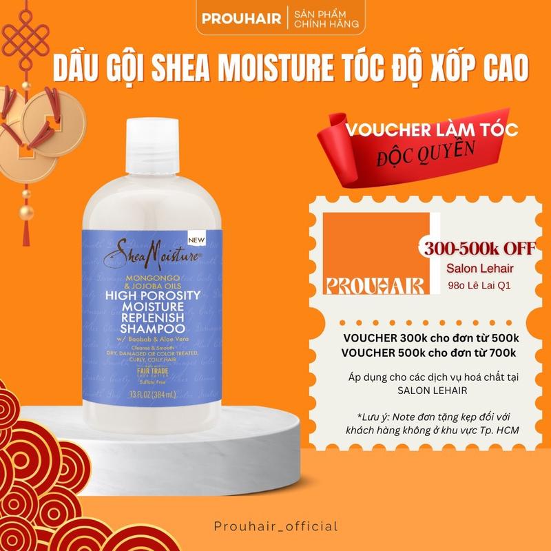 [BILL US] DẦU GỘI SHEA MOISTURE HIGH POROSIRY TÓC CÓ ĐỘ XỐP CAO
