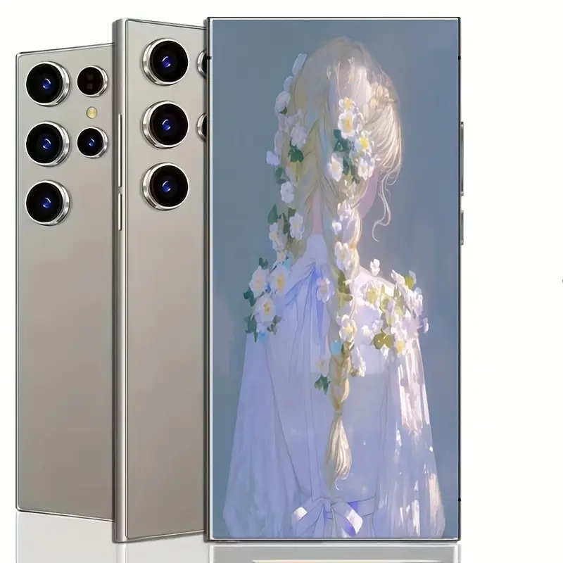 Android 13 Unlock Phone, Touch Screen Unlock Smartphone, 6.8-inch HD Display, Dual SIM, Dual Standby, Face Recognition, HD Camera, 8+256GB Storage, with Stylus, 1080X1920 Display Resolution, Support 5G, WiFi, GPS, Fast Charging, 6800mAh Lon 3