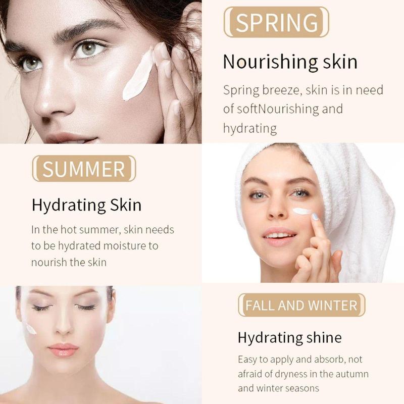 Product Introduction of Rice Raw Pulp Face Cream, Moisturizing Skin Care Cream, Lifting and Firming Cream, Hydrating Facial Skincare Product for Women & Men 3