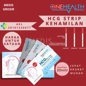 Tes Kehamilan Instan ONEHEALTH Tes Hamil Strip Tespek Lebih Cepat Mudah Alat Uji Hormon HCG Urin