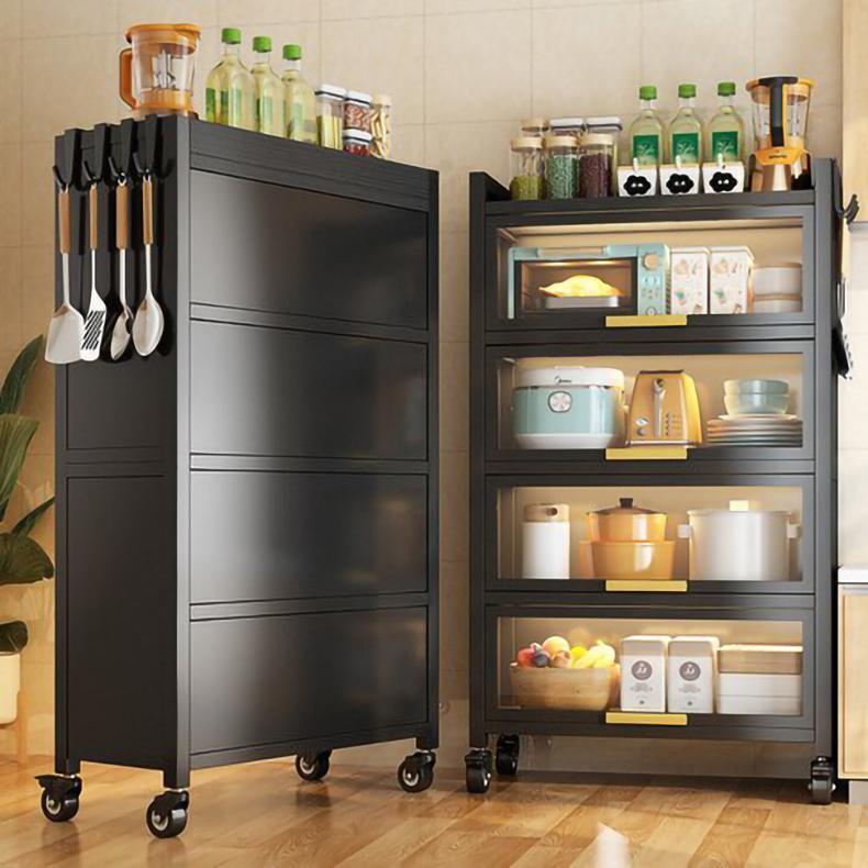 Product Introduction of Kệ Để Đồ Đa Năng Có Nắp Đậy Khép Kín, Có Bánh Xe Di Chuyển Cao Cấp Nhập Khẩu Chính Hãng Vando - Chống Bụi Bẩn, Chống Côn Trùng, Chống Ẩm Mốc - Tiện Lợi Cho Gia Đình Sử Dụng Cho Nhà Bếp / Phòng Khách / Phòng Tắm / Ban Công Kitchen 2