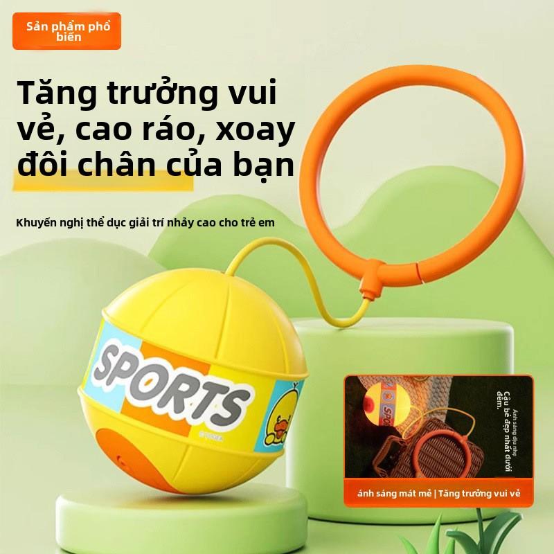 Bóng Nhảy, Phát Sáng, Đèn Ngủ Nhấp Nháy Cho Trẻ Em, Bóng Ném Chân Đơn, Bộ Bóng Dây Nhảy Nảy, Vòng Ném Chân, Vòng Tập Bụng Chân 0
