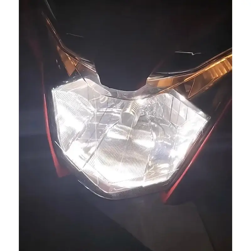 COD Bholam lampu led ac dc h6 2sisi 8 LED h6 matic bebek universal 2