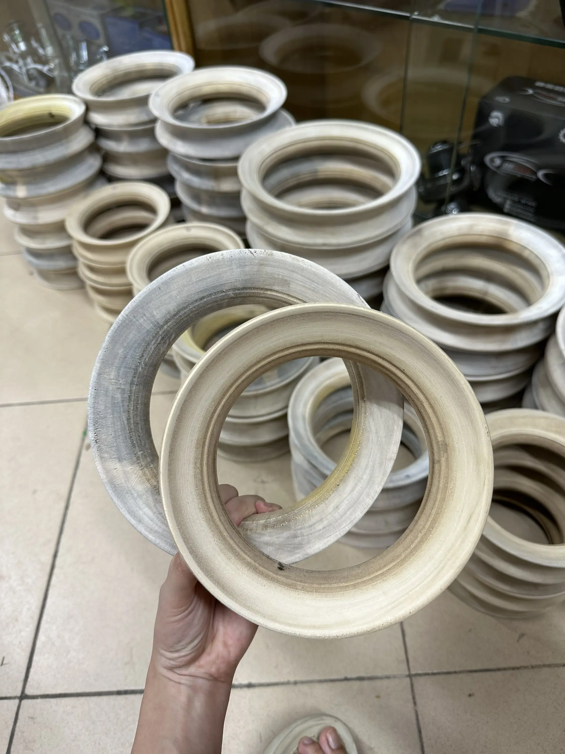 Bát Gỗ Thường cuộn cước câu cá gỗ mỡ chắc chắn