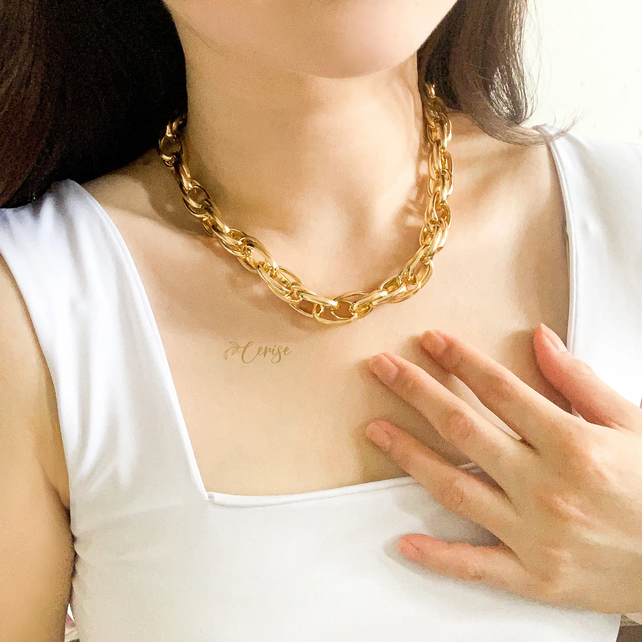 Kimberly Necklace | Kalung rantai korea cantik aksesoris wanita trendy stylish