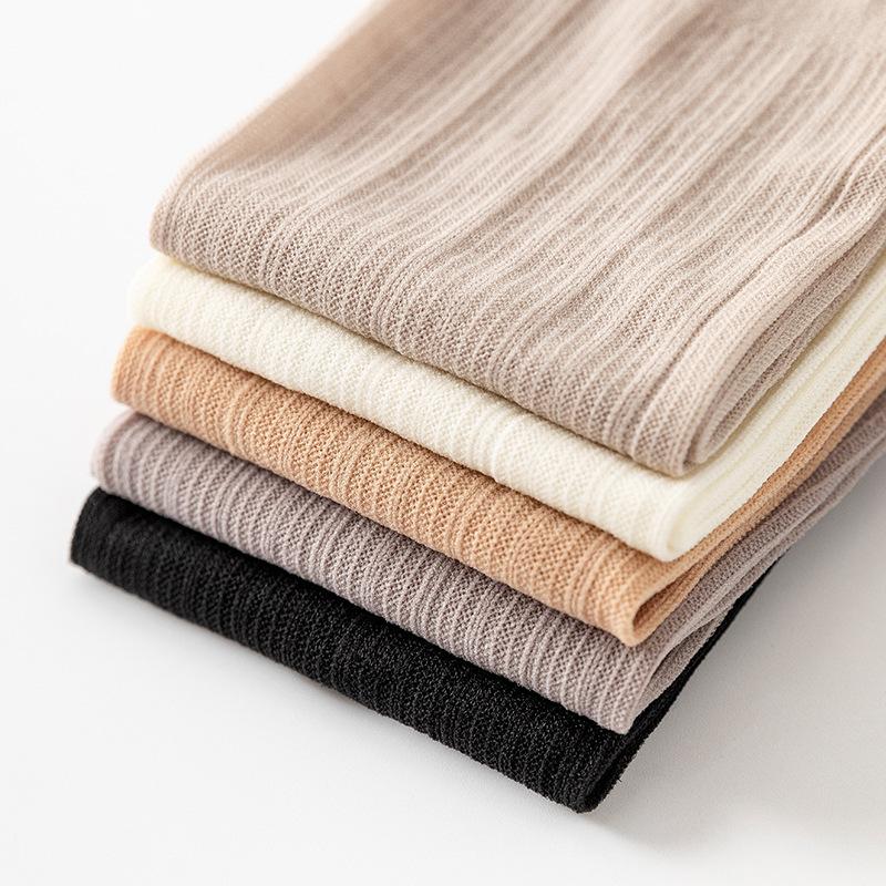 Tất Pha Lê Trong Suốt, Siêu Mỏng, Selvedge Dây, Quần Tất Nữ Dài Giữa Bắp Chân, Xuyên Thấu, Ren, Mùa Xuân Và Mùa Hè, Hàng Mới Về Năm 2025 3