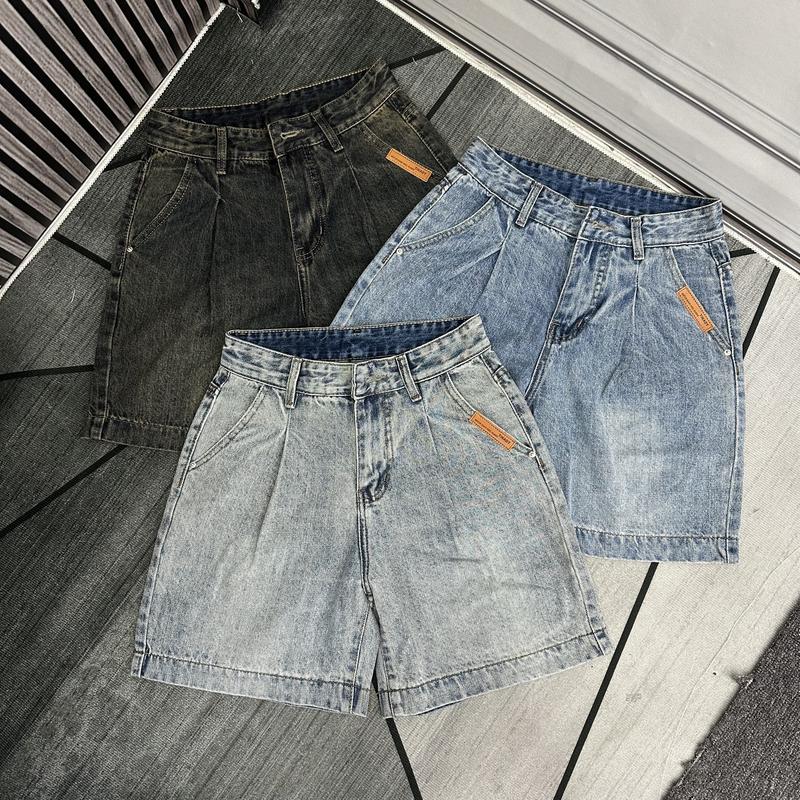 (Sale Nhiều Kiểu Bỏ Mẫu) Quần Jean Đùi Ngố Chít Ly Mạc Da Túi Xéo QC Không GIãn, Quần Nữ- Women