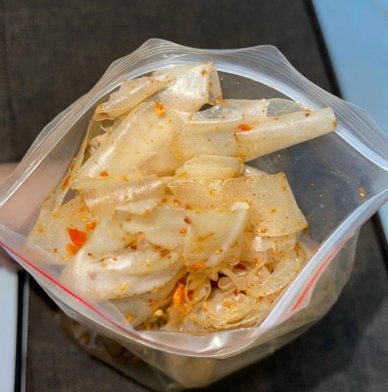 Combo 5 bịch bánh tráng phơi sương sate muối nhuyễn siêu cay Snack Ăn Vặt Food