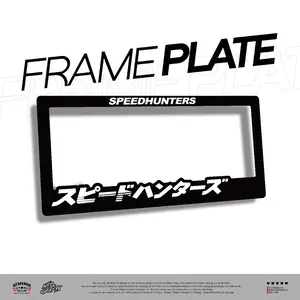Frame Plat Nomor SPEEDHUNTER KANJI Akrilik Untuk Semua Motor Ukuran Standar Samsat PNP FPN-13