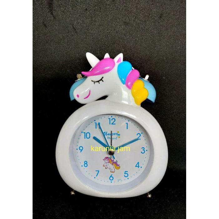 Gambar KARUNIA JAM - JAM BEKER KRING UNICORN - BEKER KRING KARAKTER BEKER KRING LUCU JAM WEKER JAM BEKER Alarm dari Surabayajam_NEW Kota Surabaya Tokopedia