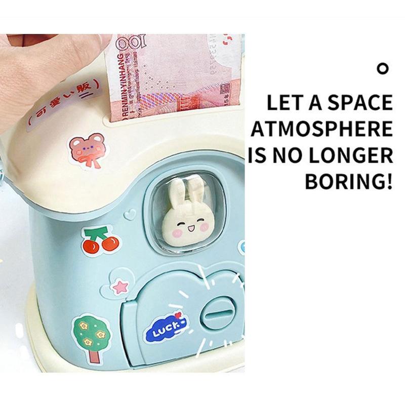 Product Introduction of Cute Cartoon Small House Money Bank Children's Gift Jar Savings B2D1 42