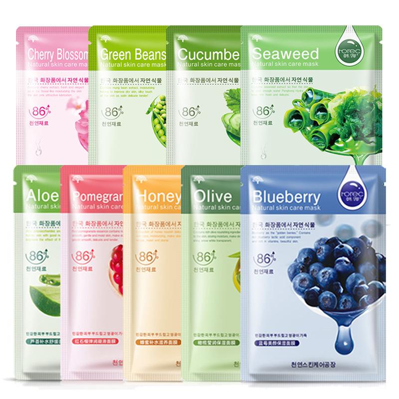 Product Introduction of Natural Hydrating Face Mask  Quickly Absorb Smooth Skin Fresh Fruits Face Masks Centella Cucumber Aloe Vera Facial Mask Moisturizing Hydrating Face Care Product 32