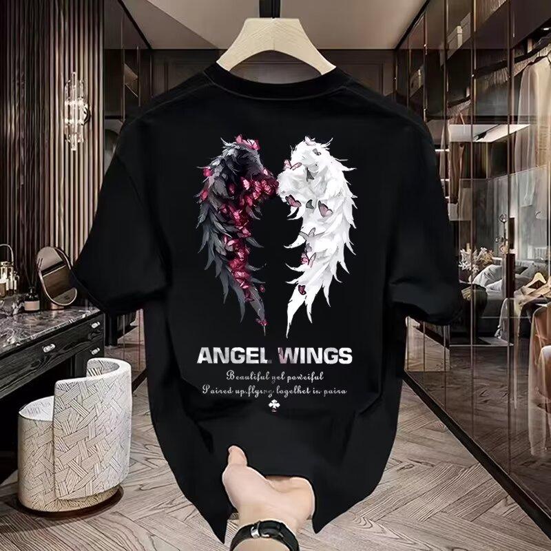 Product Introduction of Người Đàn Ông Cotton In Đầu Ngắn Tay Áo T-Shirt Mùa Hè Người Đàn Ông Hip Hop Vòng Cổ Áo Gió Người Đàn Ông Phù Hợp Với Thời Trang Giản Dị T-Shirt 4