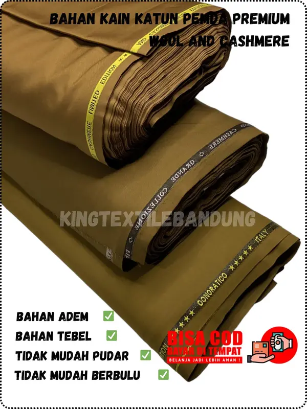 BAHAN KAIN KHEKI KATUN PREMIUM IMPORT 0