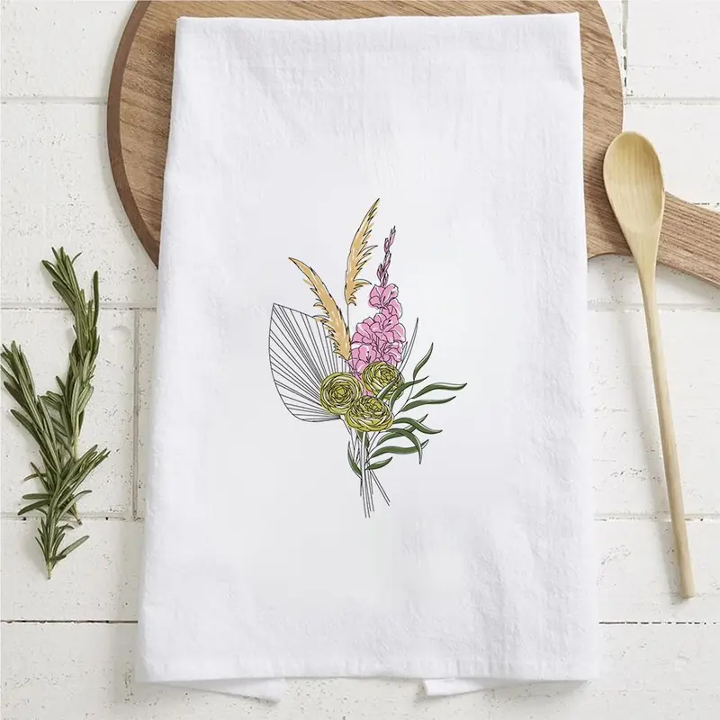 Colorful Wild Flower Pattern Heat Transfer Sticker, HTV Hot Transfer Vinyl Decals, Pocket Size Patches for DIY Crafts and Clothing Decorations 2