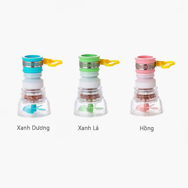 Product Introduction of Combo 6 Vòi Nước Rửa Bát Xoay 360 DLS Đầu Vòi Nước Chống Bắn Nước Có Thể Kéo Dài Đầu Lọc Nước Tại Vòi Tiện Lợi An Toàn Vệ Sinh 4