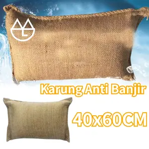 60*40cm Penghalang banjir Flood Barriers for Home Tas Banjir Instan Penghalang Air Ringan Dapat Digunakan Kembali Kontrol Banjir Bebas Pasir Ekspansi Otomatis Anti Topan Tahan Banjir Instan Flood sack karung pasir Instan Tahan Air Banjir