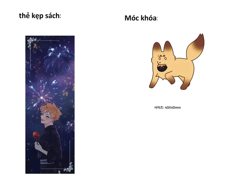 [ Hàng sẵn] Tập tranh, thẻ kẹp sach, móc khóa, anime Haikyuu 2